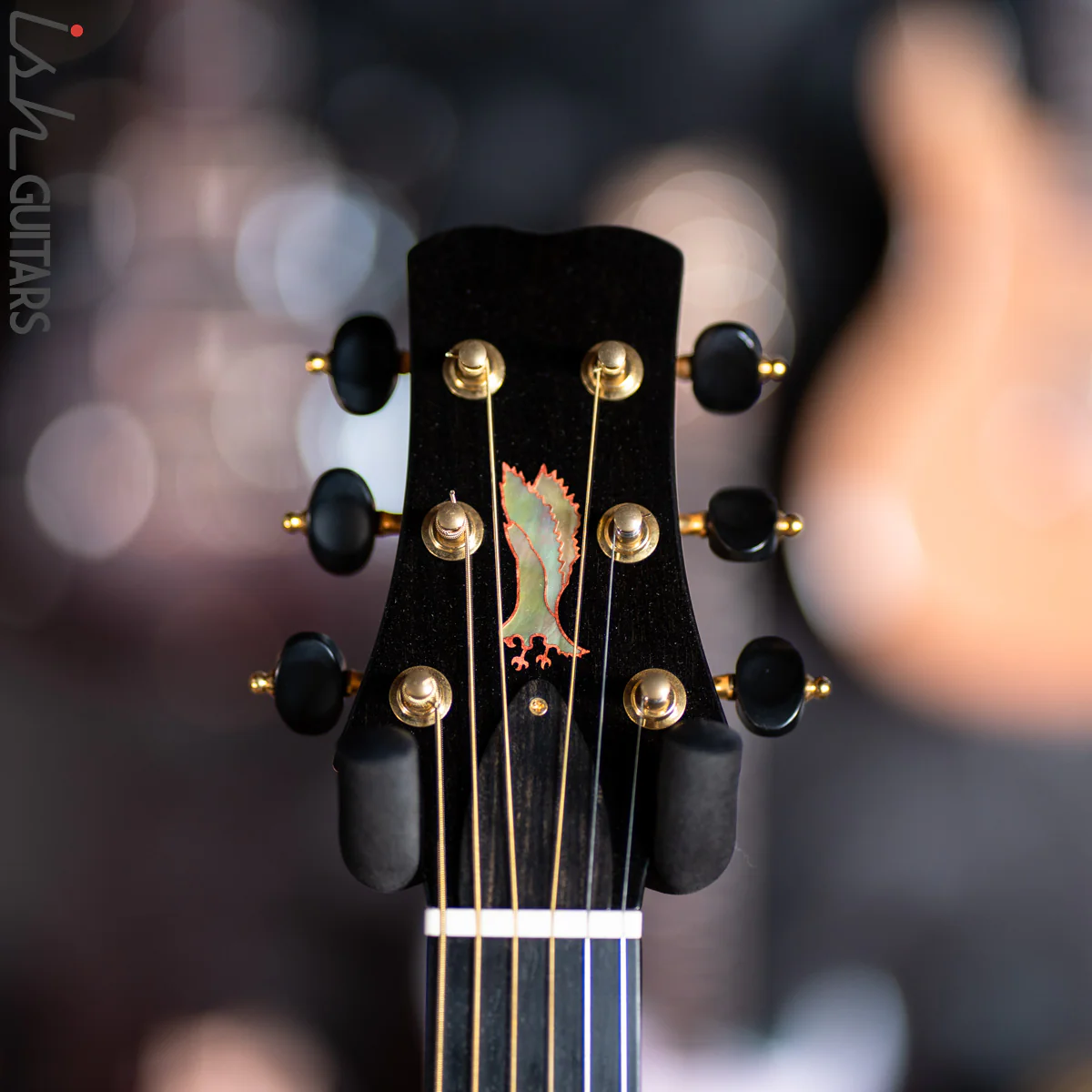 PRS Private Stock Angelus Acoustic Guitar Bear Claw Spruce Custom Inlay - Image 9
