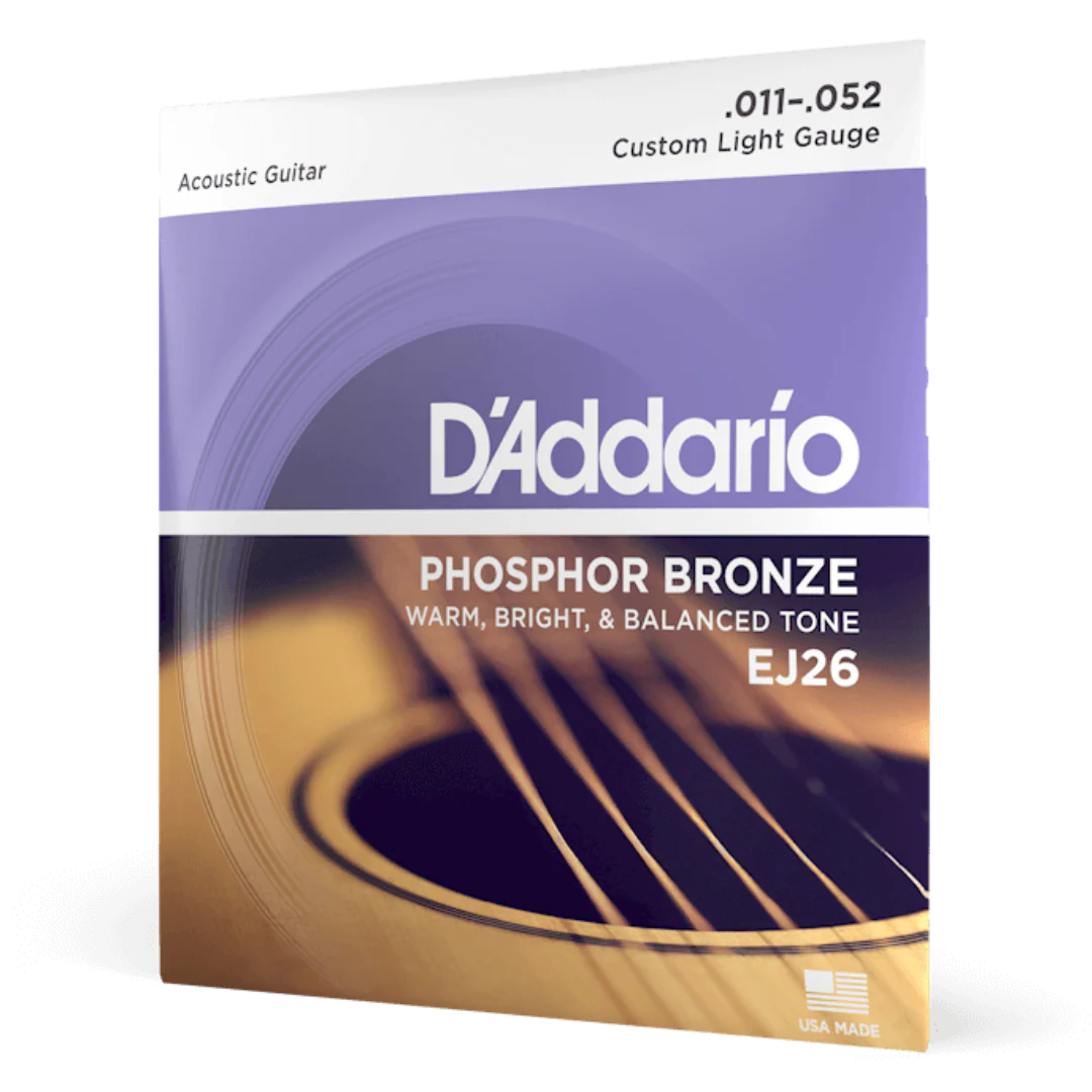 D’Addario Acoustic Strings Coated Phosphor Bronze 11/52 EXP26