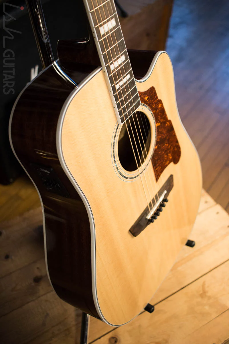 D’Angelico Premier Bowery Acoustic Guitar Natural - Image 6