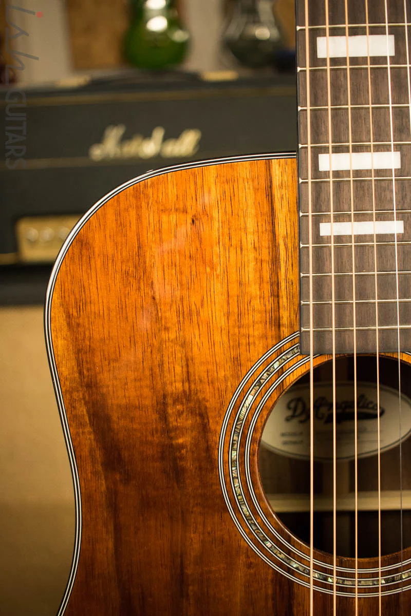 D’Angelico Premier Bowery Koa Acoustic Electric Guitar - Image 3