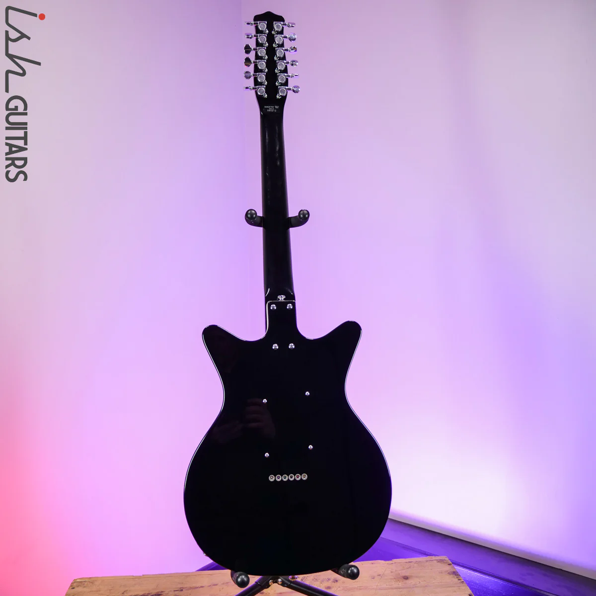Danelectro 12SDC 12-String Electric Guitar Black - Image 8