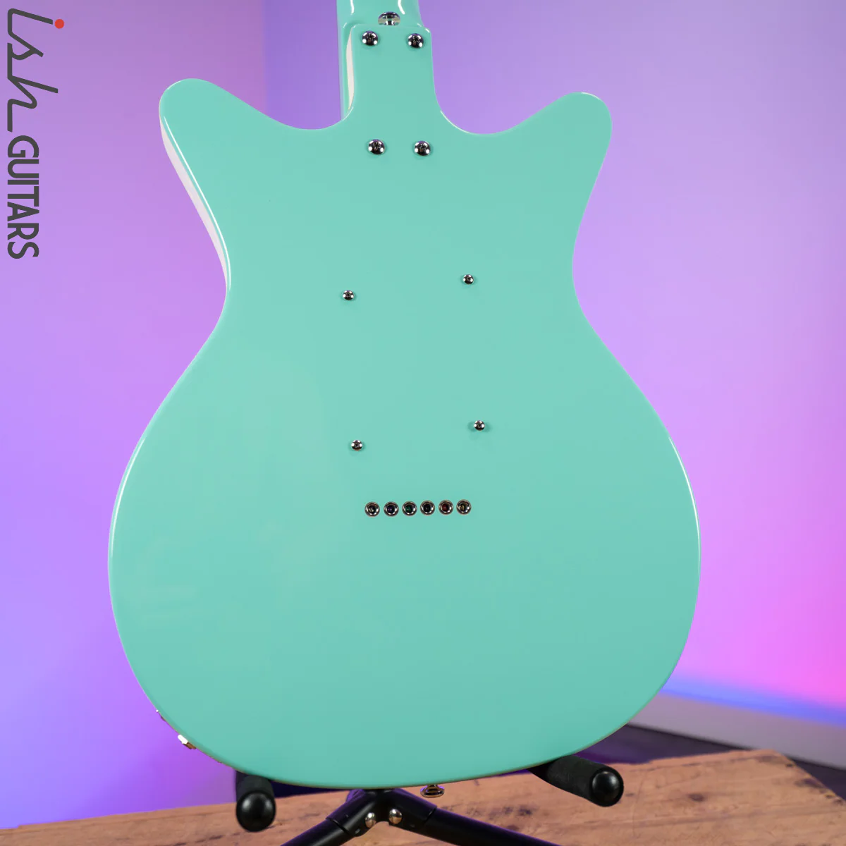 Danelectro 12SDC 12-String Electric Guitar Aqua - Image 7