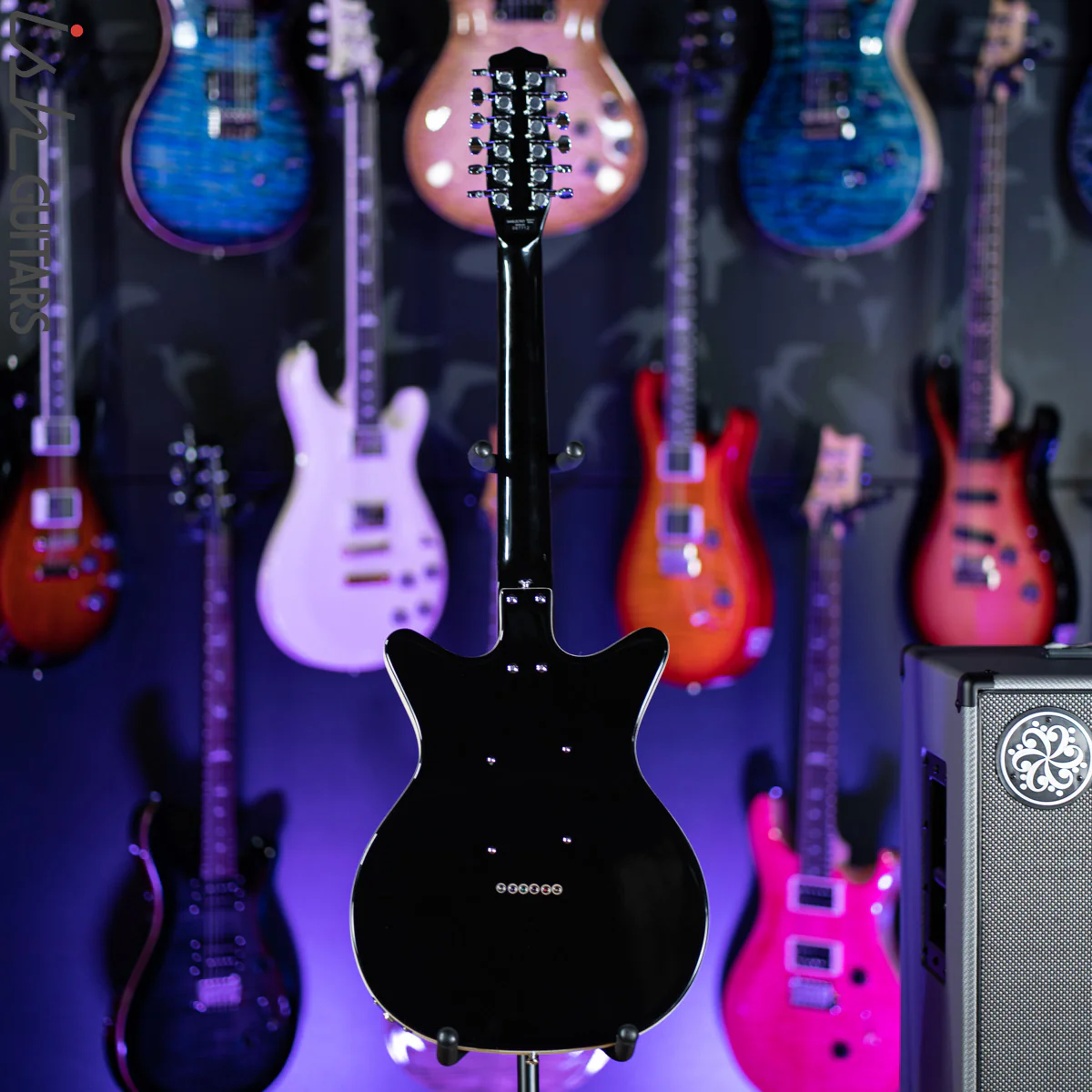 Danelectro 12SDC 12-String Electric Guitar Black - Image 7