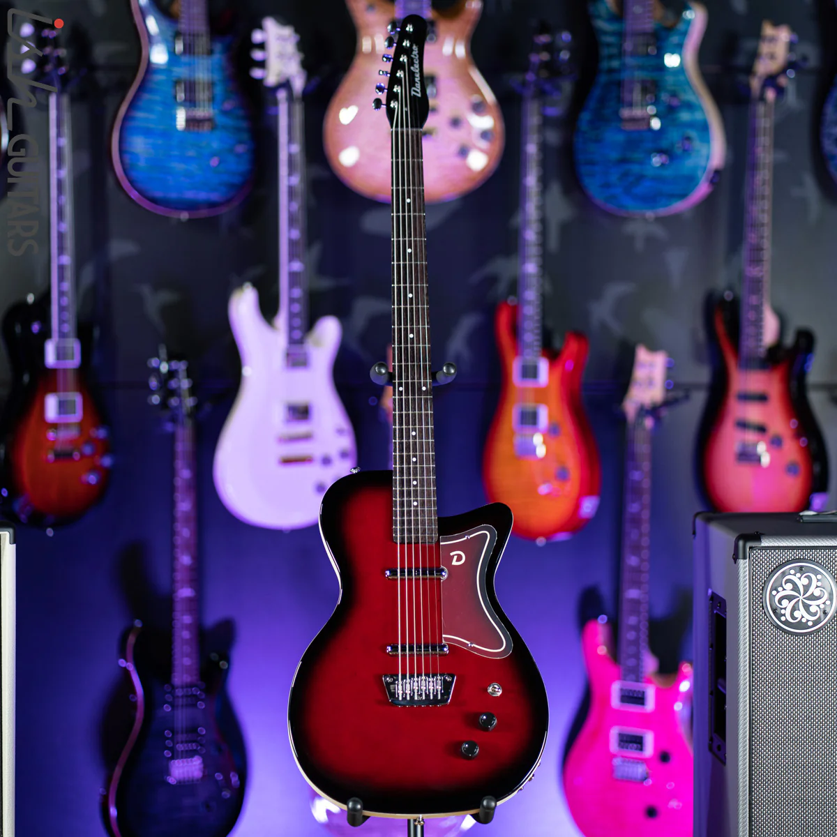 Danelectro '56 Baritone Red Burst - Image 2