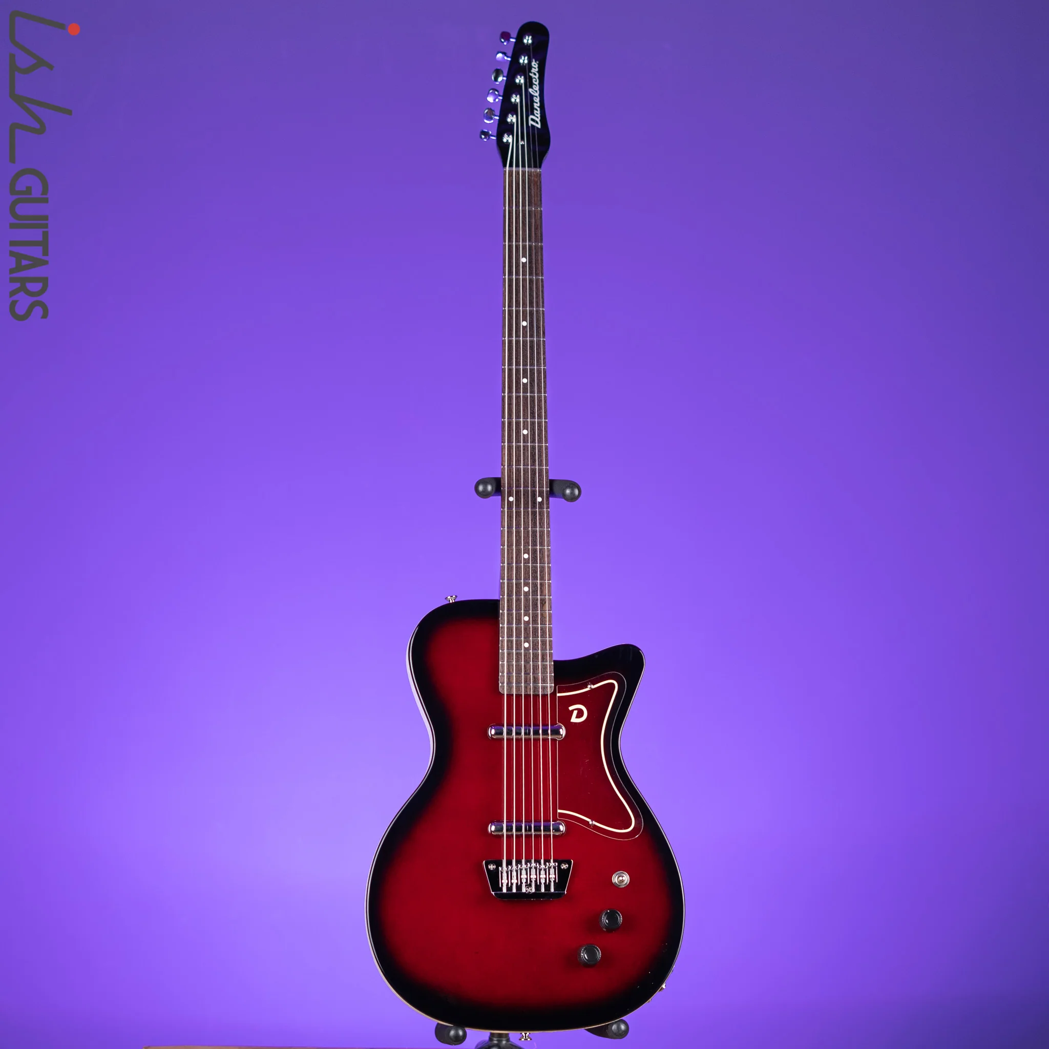 Danelectro '56 Singlecut Baritone Red Burst - Image 2