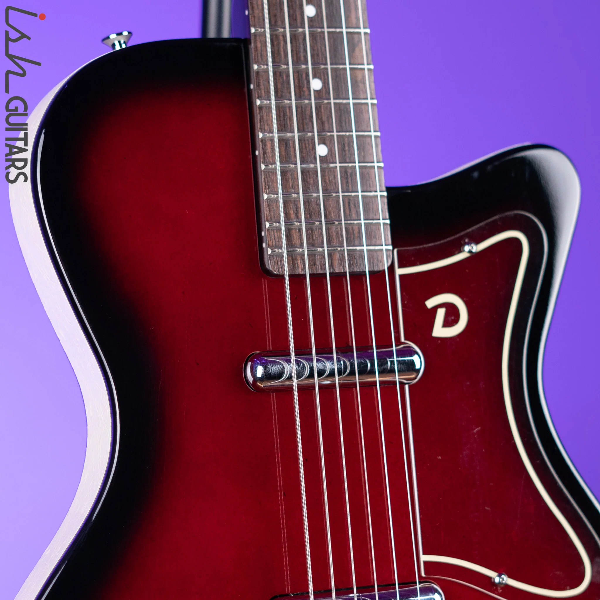 Danelectro '56 Singlecut Baritone Red Burst - Image 3