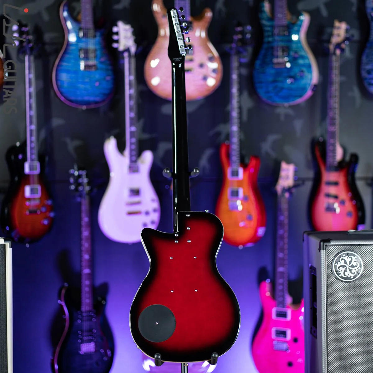 Danelectro 56 Singlecut Baritone Red Burst - Image 7