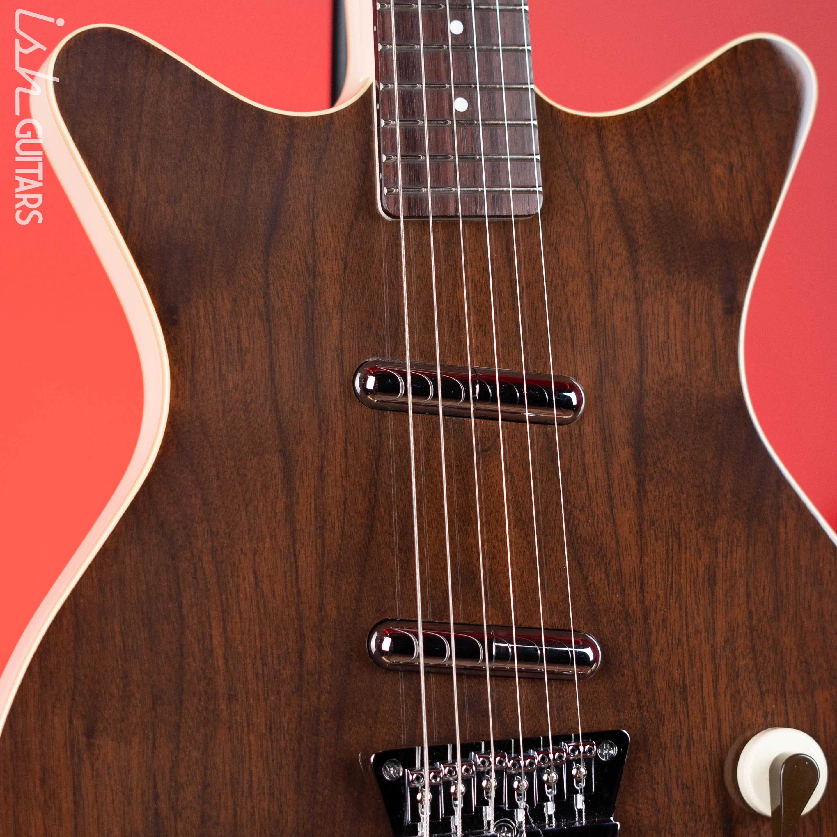 Danelectro '59 Electric Guitar Divine Dark Walnut - Image 3