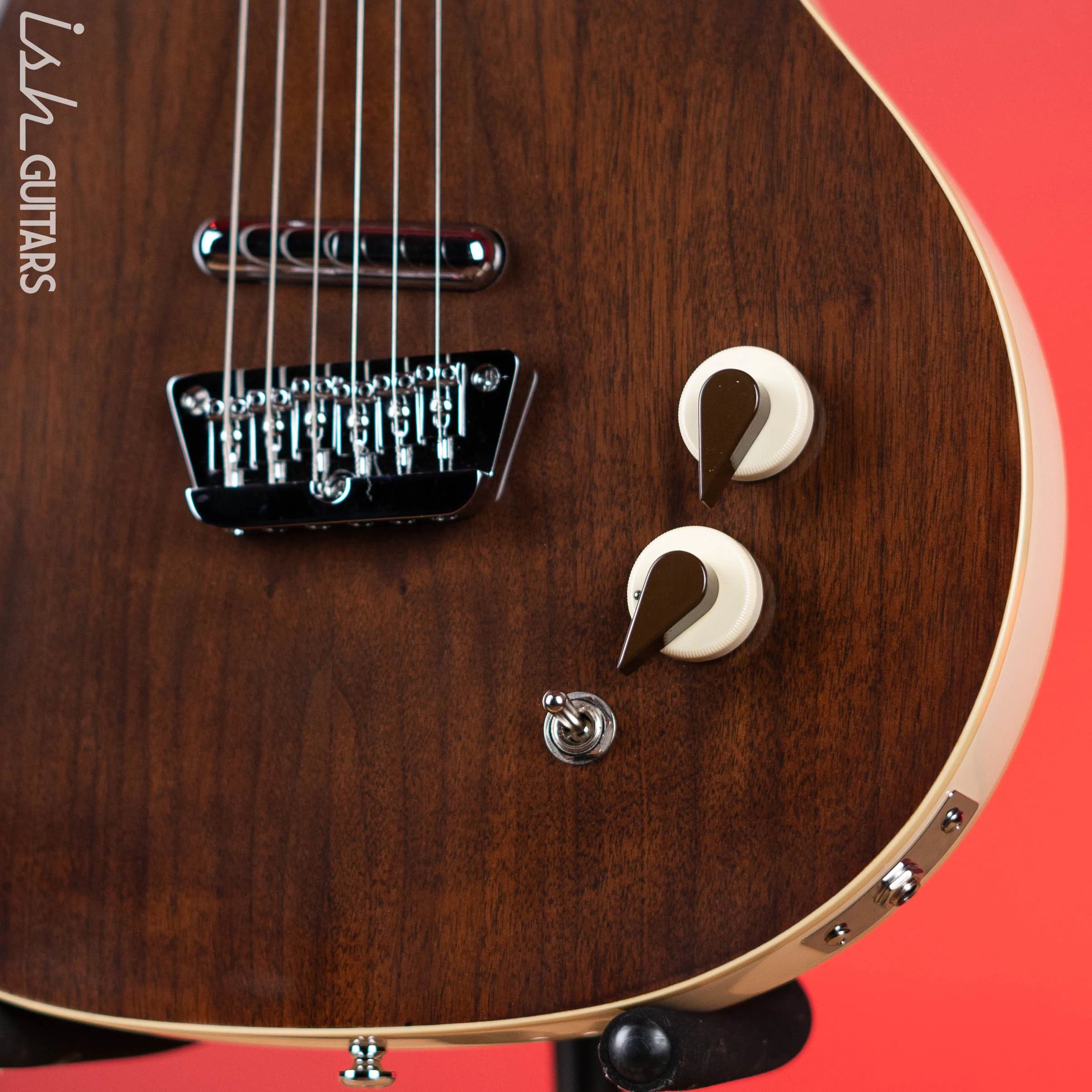 Danelectro '59 Electric Guitar Divine Dark Walnut - Image 4