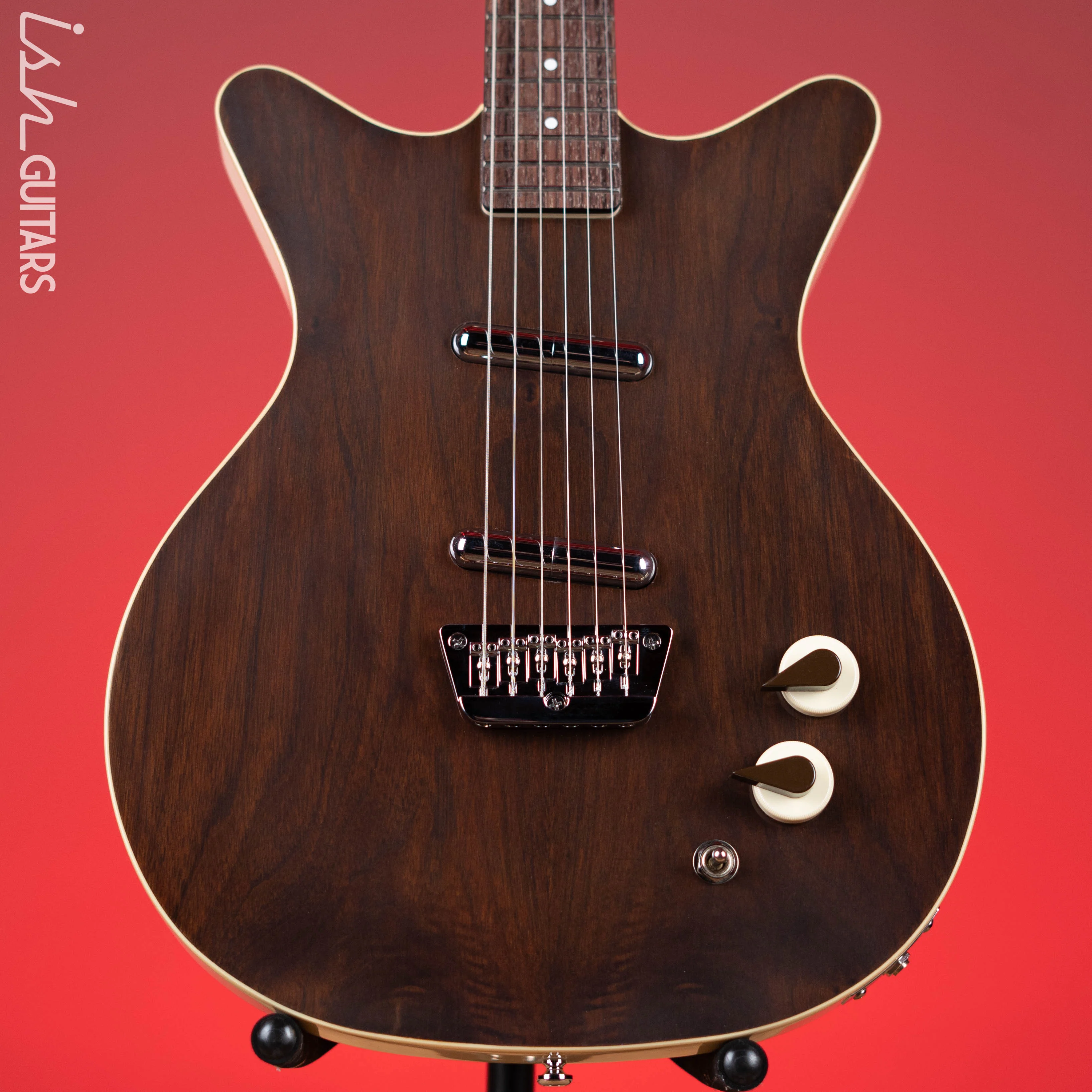 Danelectro '59 Electric Guitar Divine Dark Walnut - Demo