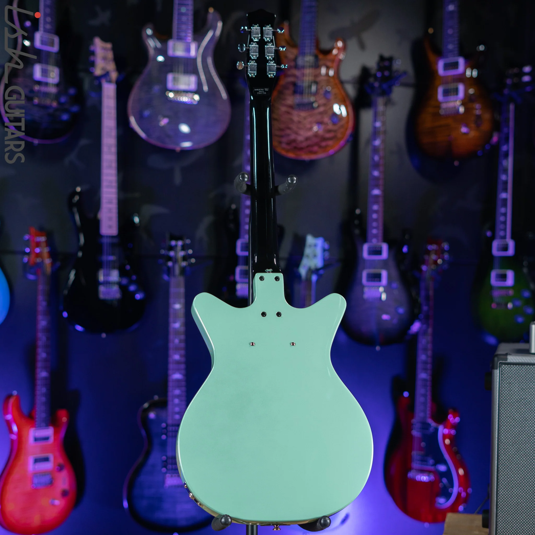 Danelectro '59 Resonator Electric Guitar Vintage Aqua - Image 6