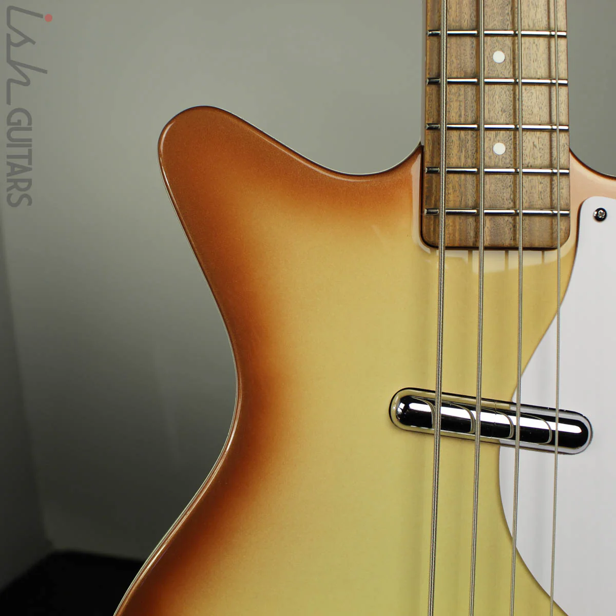 Danelectro 59DC Long Scale Bass Guitar Copper Burst - Image 4