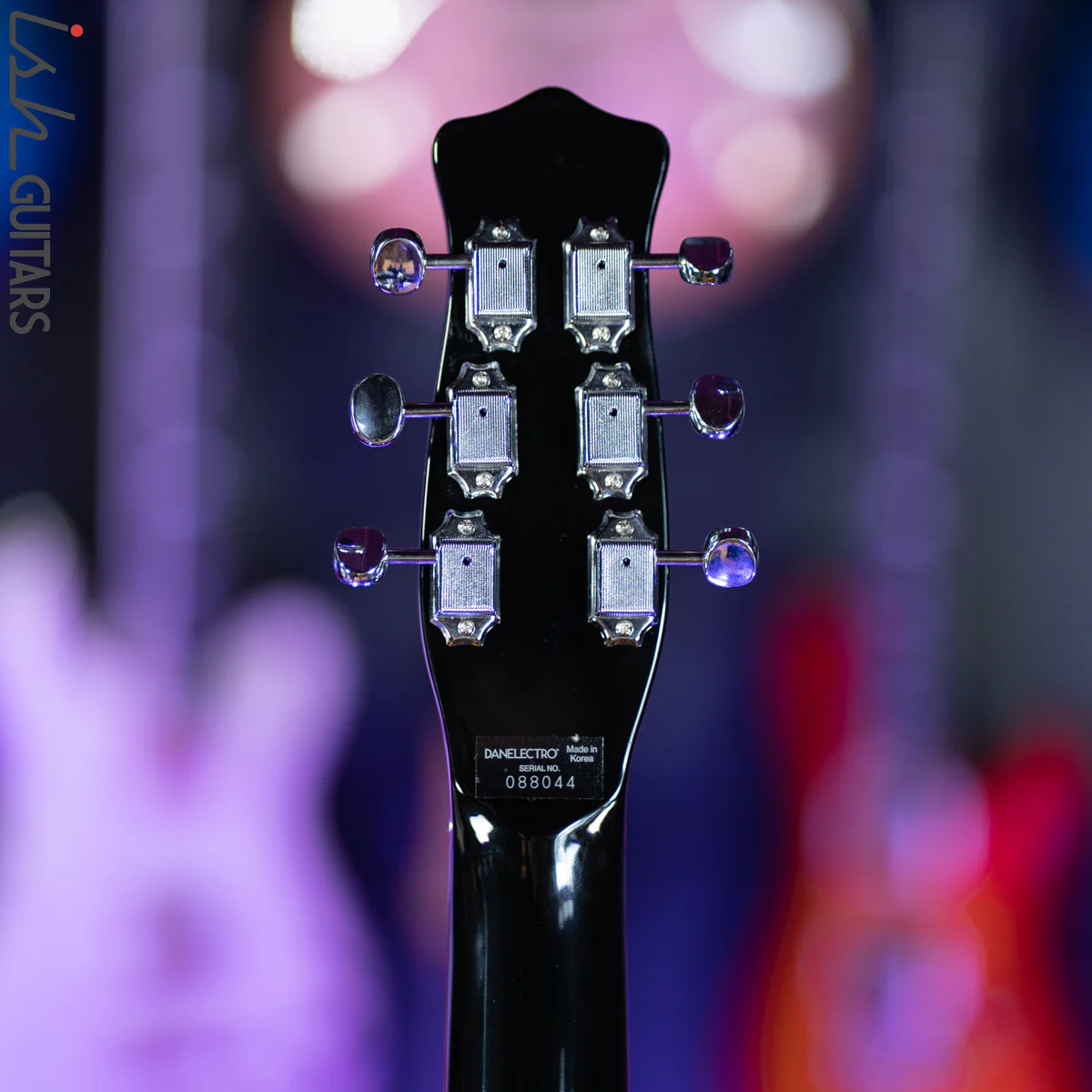 Danelectro '59X Black Electric Guitar - Image 9