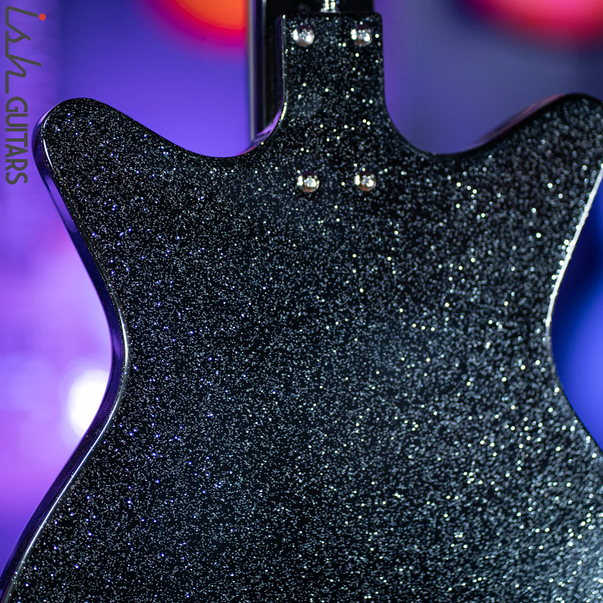 Danelectro 59x12 12-String Electric Guitar Black Metalflake - Image 9