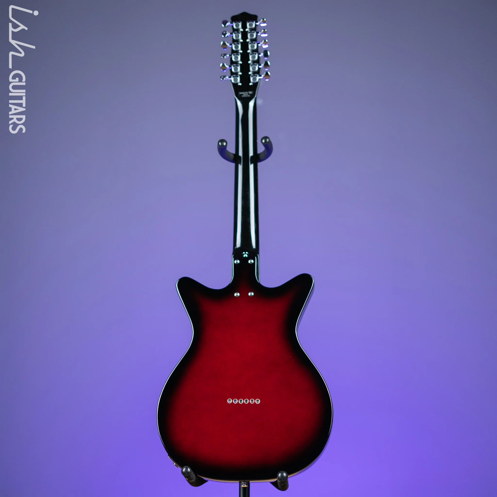 Danelectro 59x12 12-String Electric Guitar Red Burst Demo - Image 6