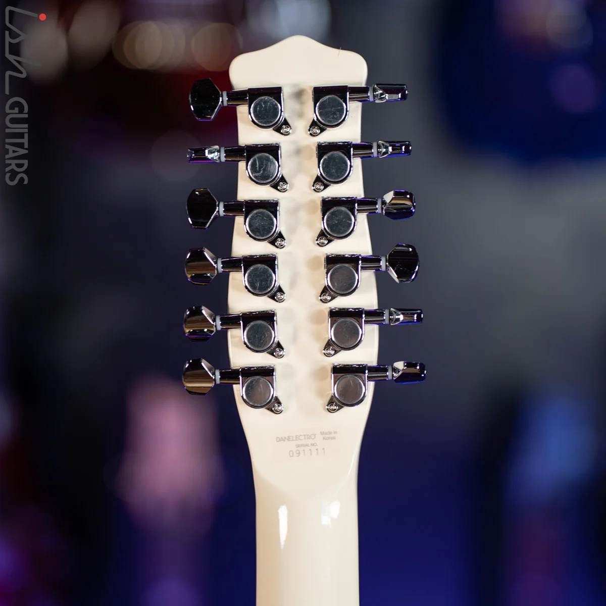 Danelectro 59x12 12-String Electric Guitar Vintage Cream - Image 10