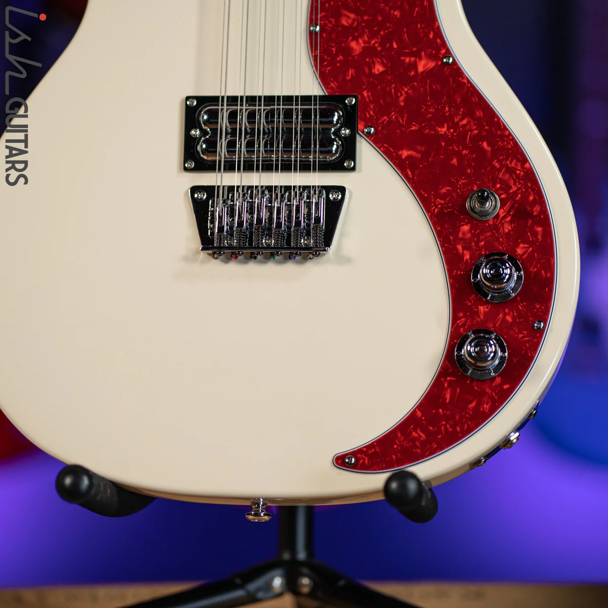 Danelectro 59x12 12-String Electric Guitar Vintage Cream - Image 4