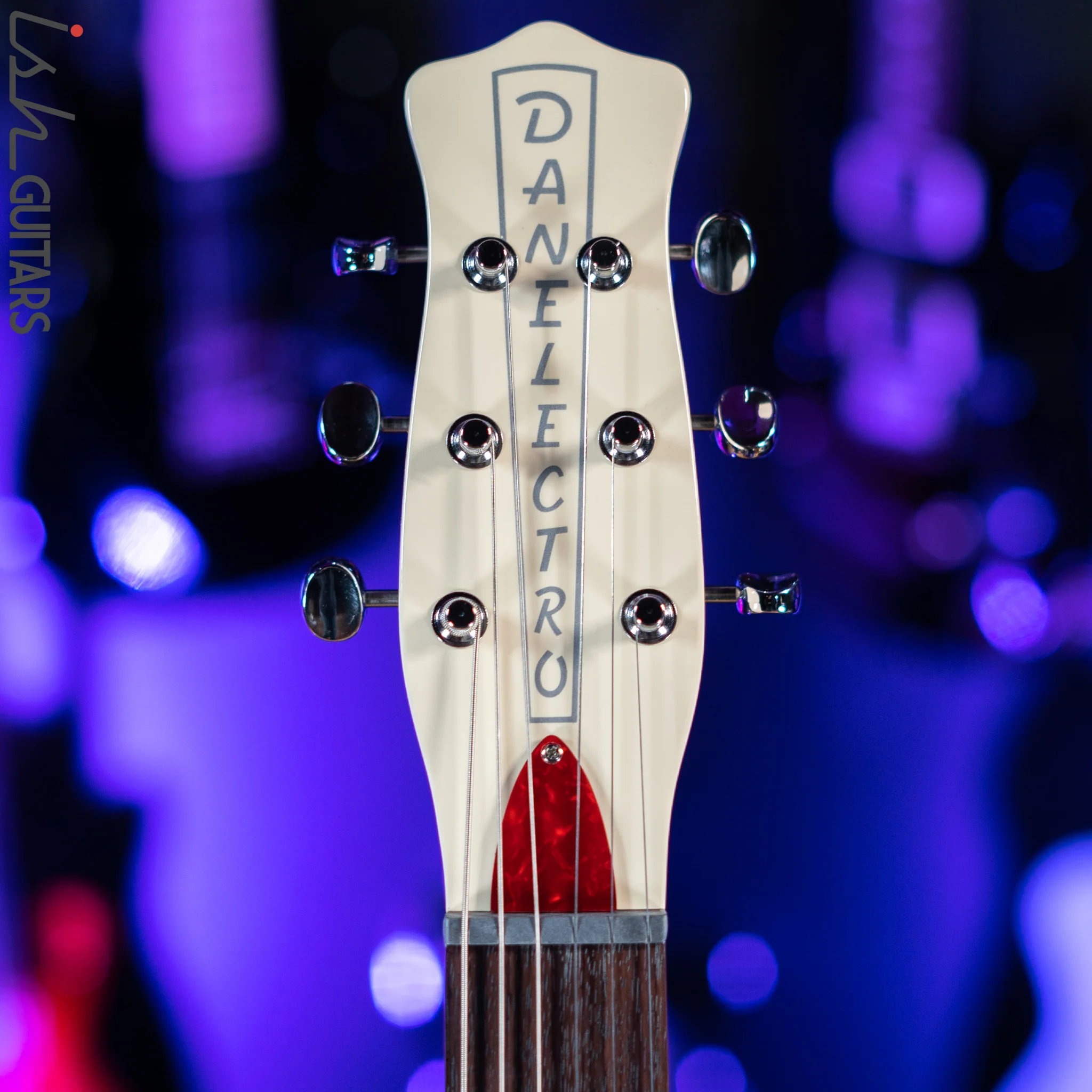 Danelectro '59XT Electric Guitar Vintage Cream Demo - Image 5