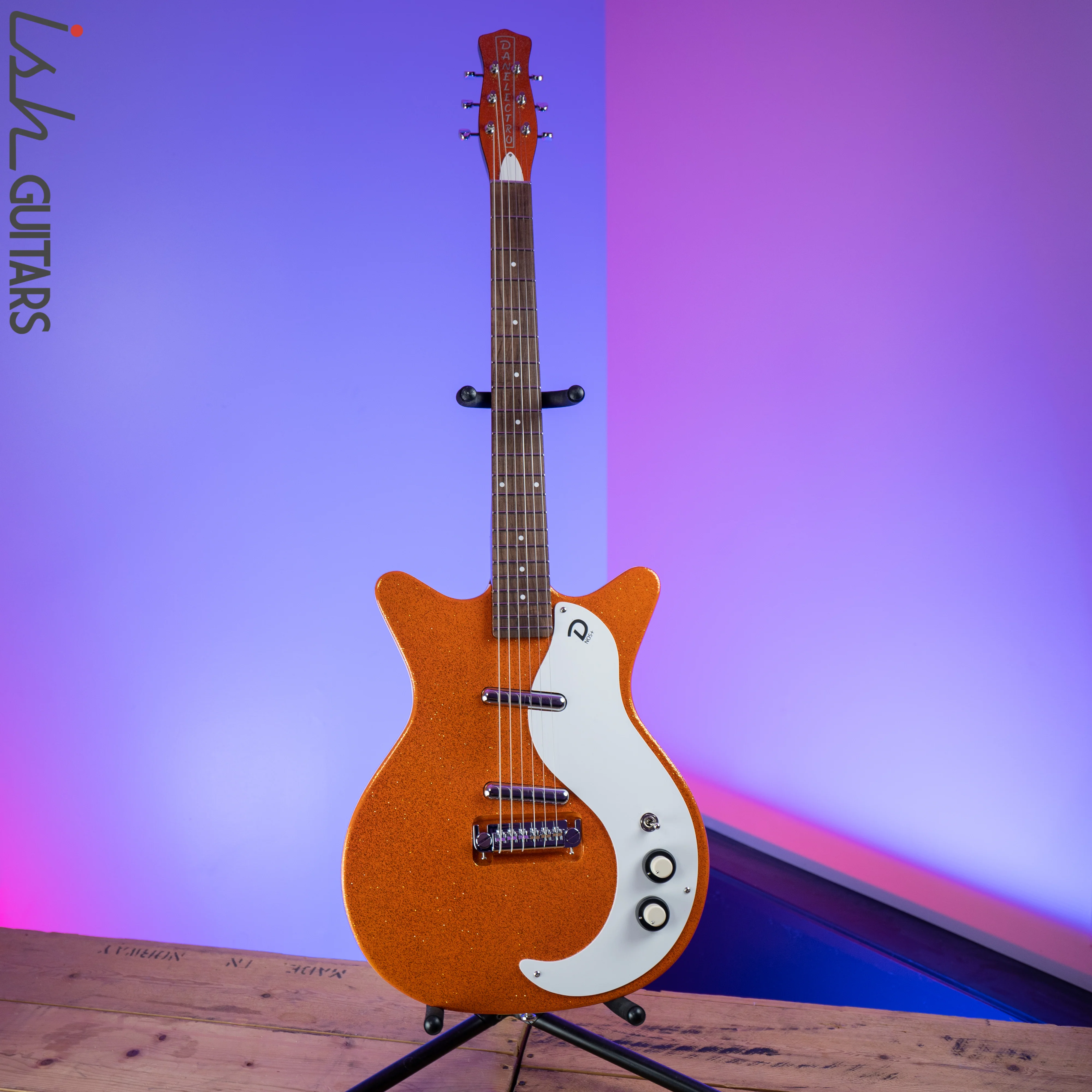 Danelectro 60th Anniversary DC '59 NOS+ Orange Metalflake - Image 2