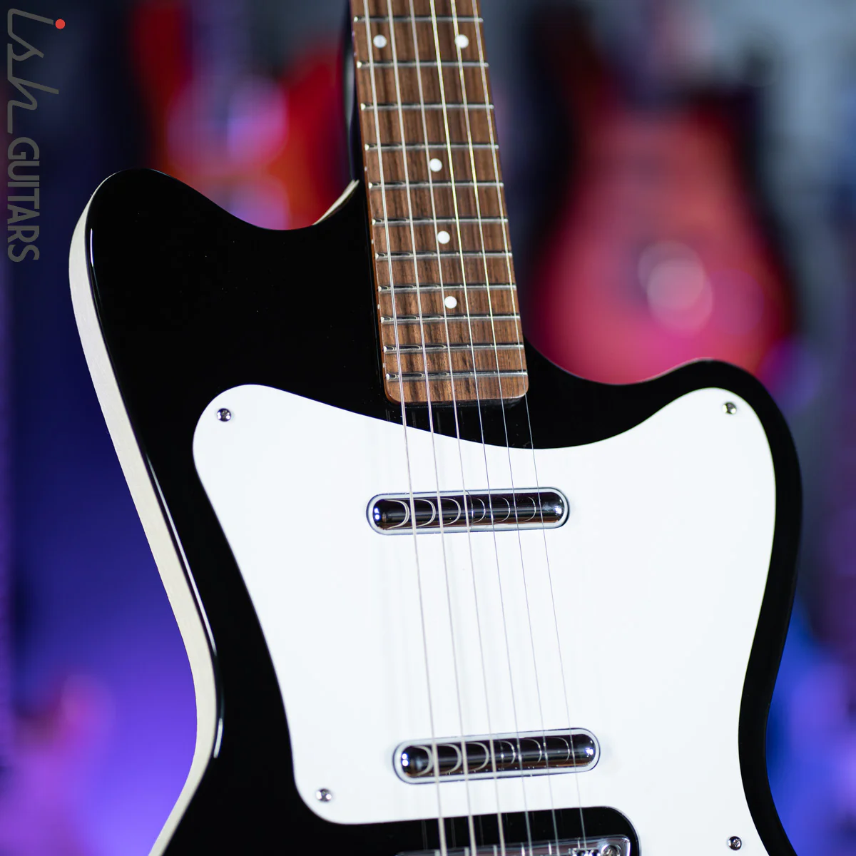 Danelectro '67 Dano Electric Guitar Black - Image 6