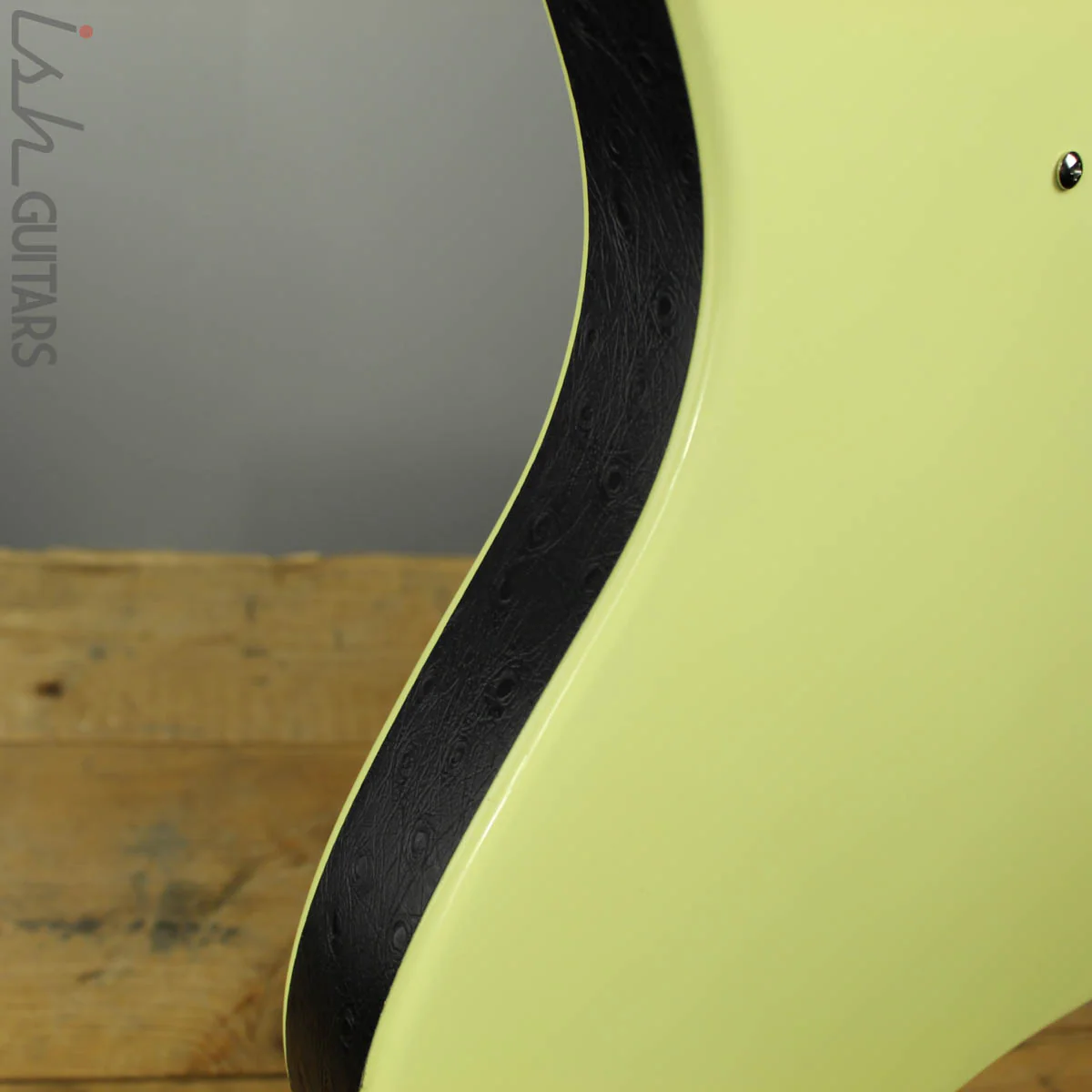 Danelectro '67 Reissue Dano Yellow Solidbody Guitar - Image 10
