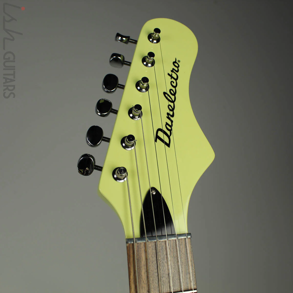 Danelectro '67 Reissue Dano Yellow Solidbody Guitar - Image 5