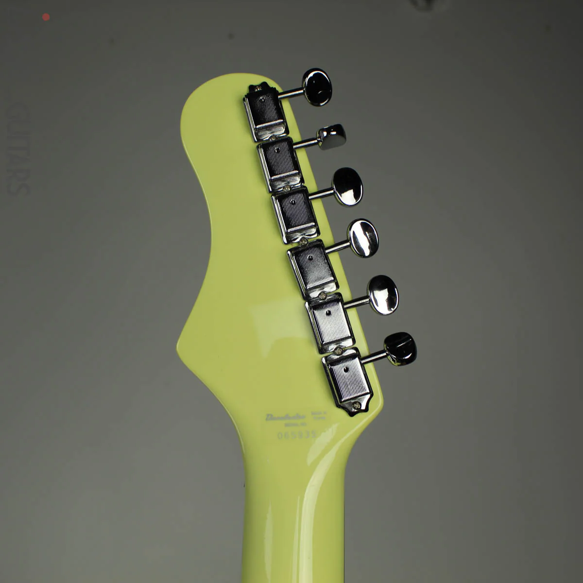 Danelectro '67 Reissue Dano Yellow Solidbody Guitar - Image 8
