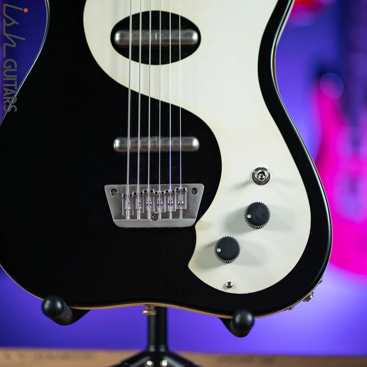 Danelectro D63 Baritone Black Prototype - Image 4
