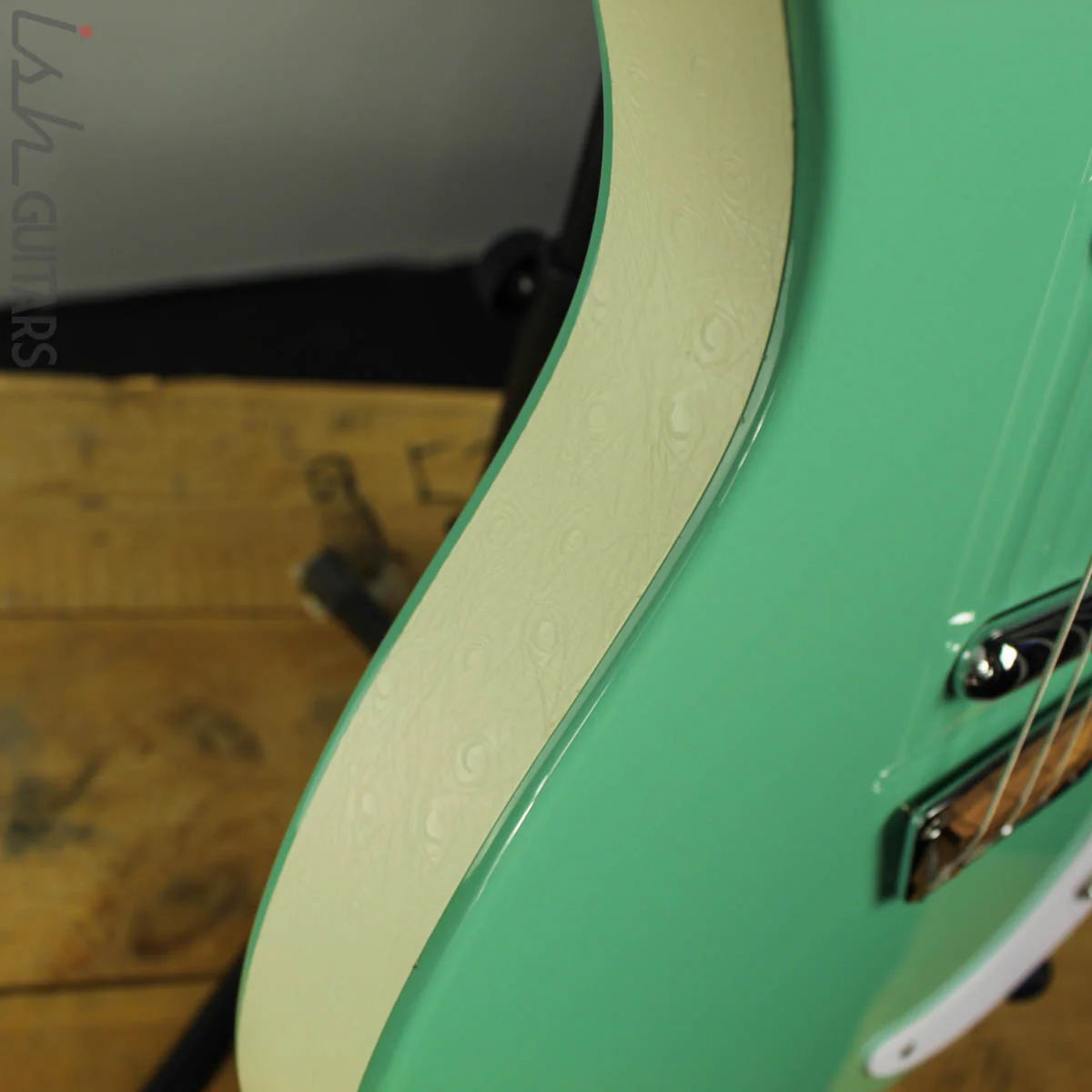 Danelectro Stock 59 Aqua Solidbody Electric Guitar (DEMO VIDEO) - Image 5