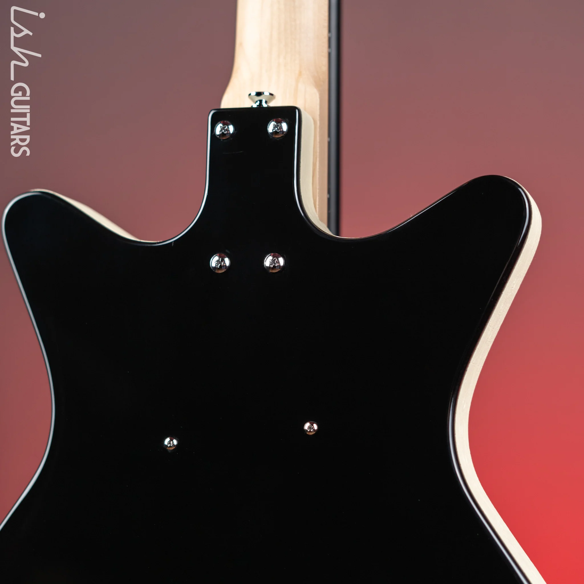 Danelectro Stock '59 Electric Guitar Black - Image 8