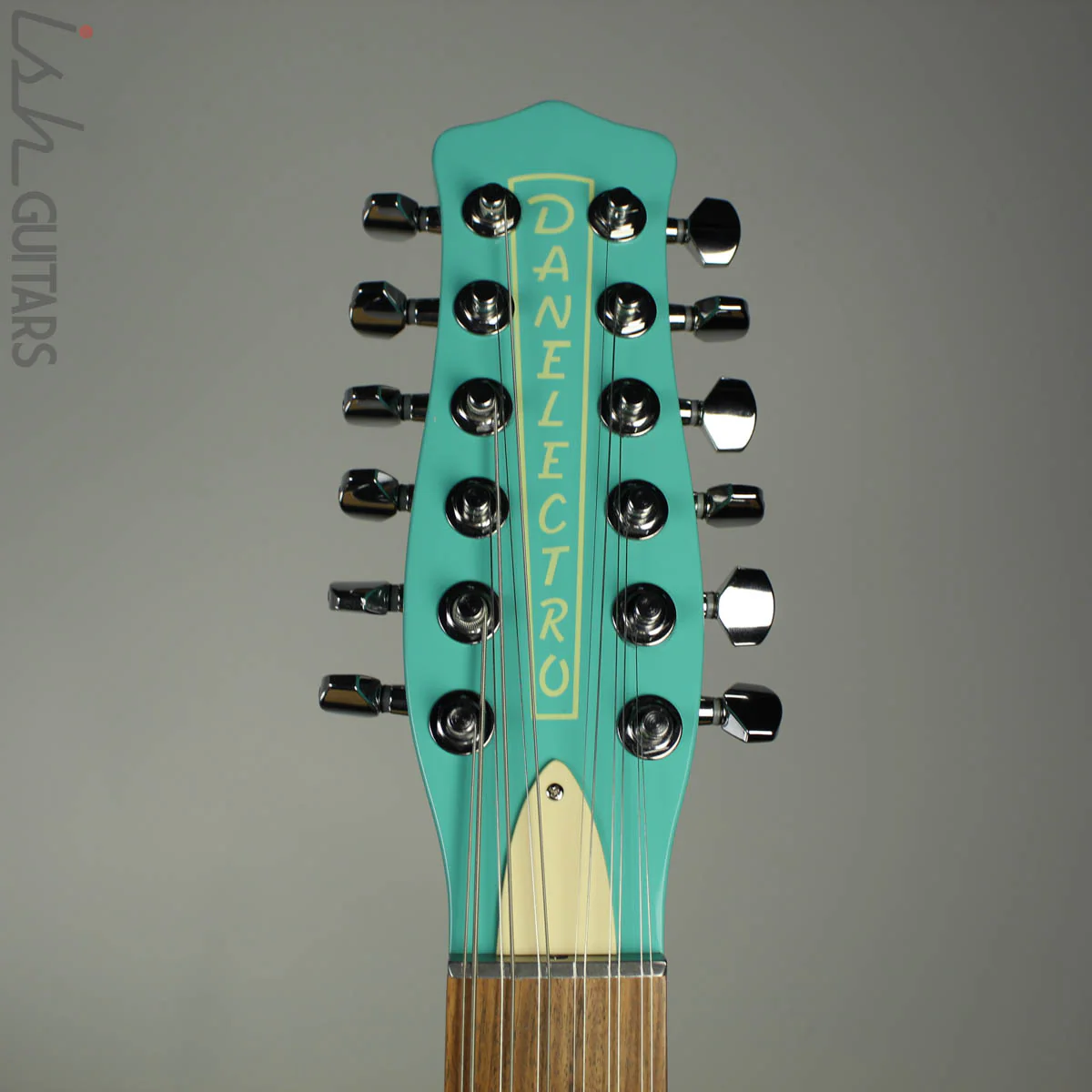 Danelectro '59 Vintage 12 String Aqua Electric Guitar - Image 5