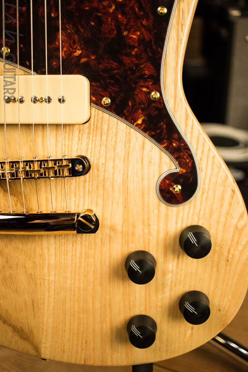 D'Angelico Deluxe Bedford Swamp Ash Electric Natural Finish - Image 4