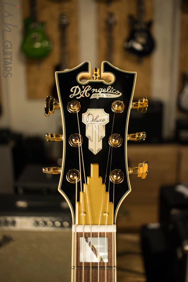 D'Angelico Deluxe Bedford Swamp Ash Electric Natural Finish - Image 5