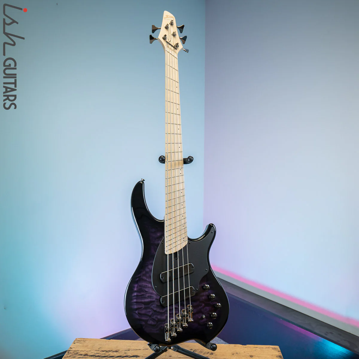 Dingwall 10th Anniversary Combustion 5-String 2 PUP Amethystburst Maple Fretboard - Image 2