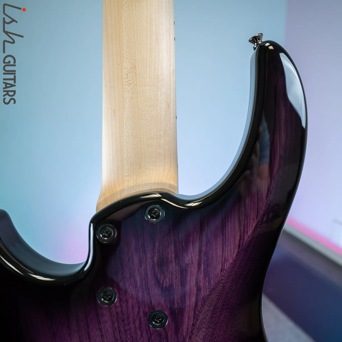 Dingwall 10th Anniversary Combustion 5-String 2 PUP Amethystburst Maple Fretboard - Image 9