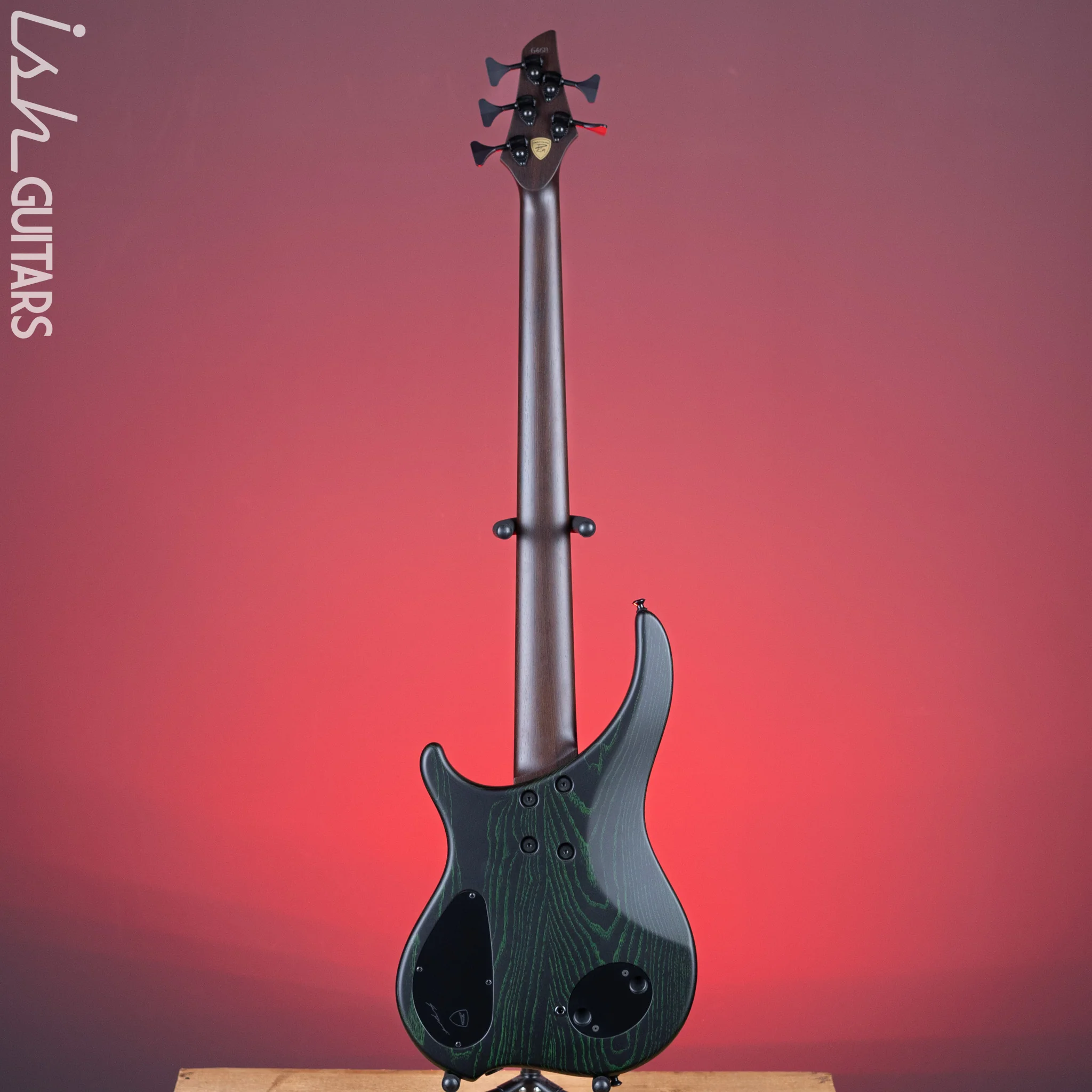 Dingwall ABZ 5-String Bass Black with Green Ceruse Satin - Image 7