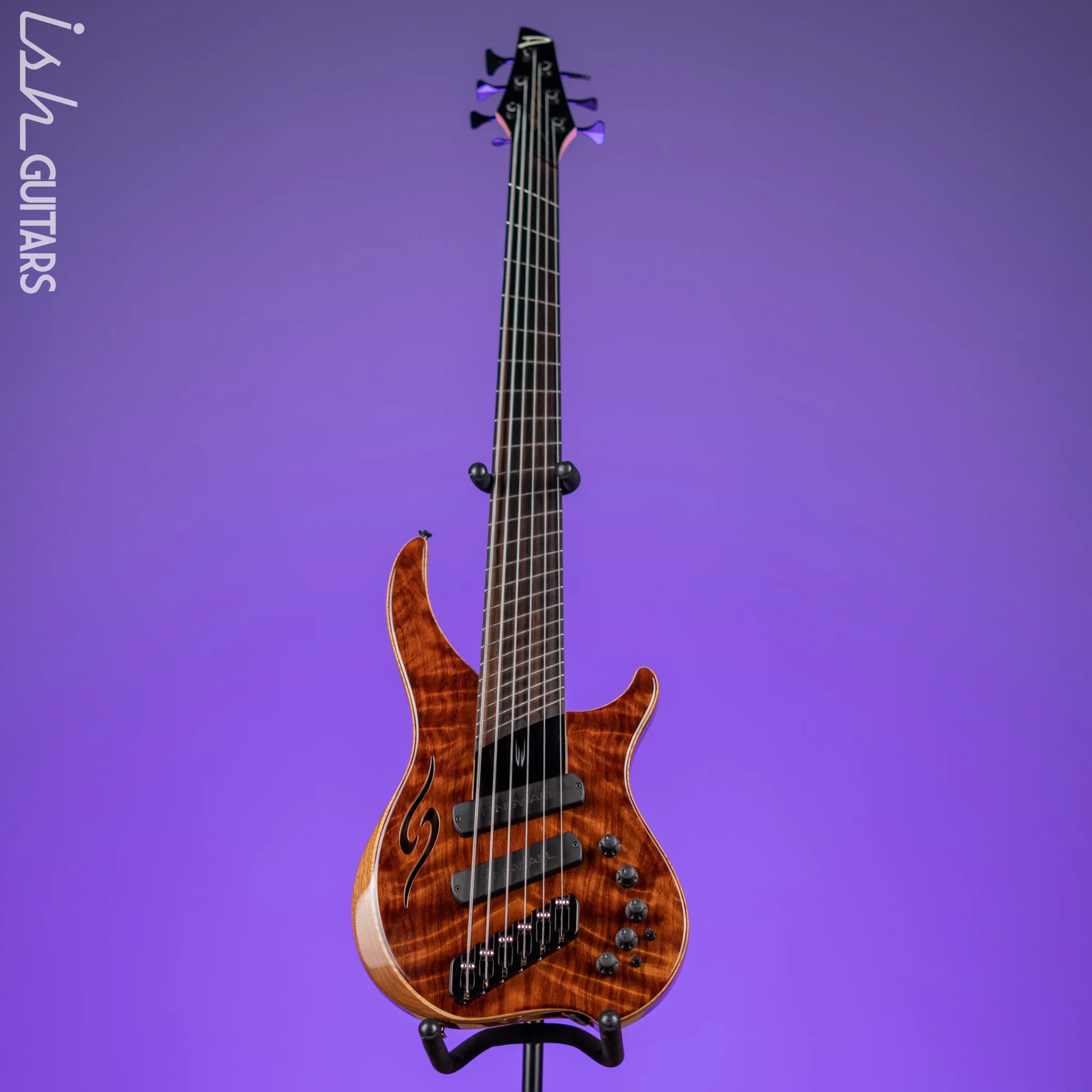 Dingwall Afterburner II Semi-Hollow 6-String Bass Natural - Image 2