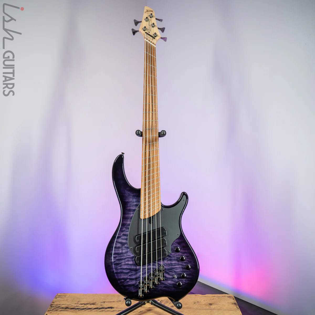 Dingwall 10th Anniversary Combustion 5-String 3 PUP Amethystburst Pau Ferro Fretboard - Image 2