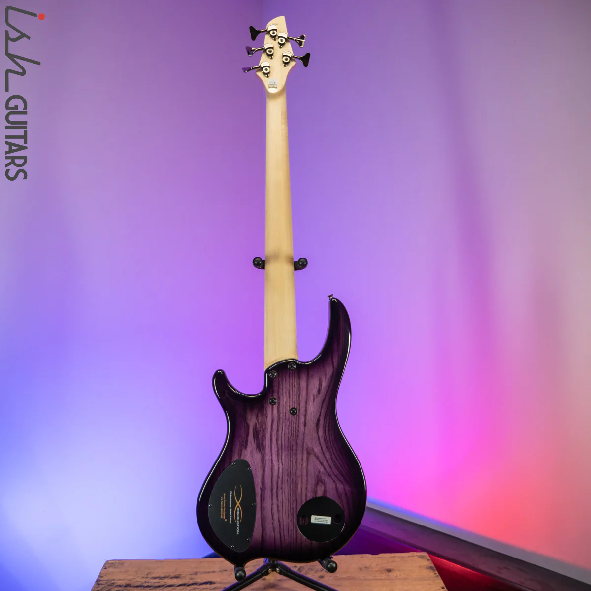 Dingwall 10th Anniversary Combustion 5-String 3 PUP Amethystburst Pau Ferro Fretboard - Image 8