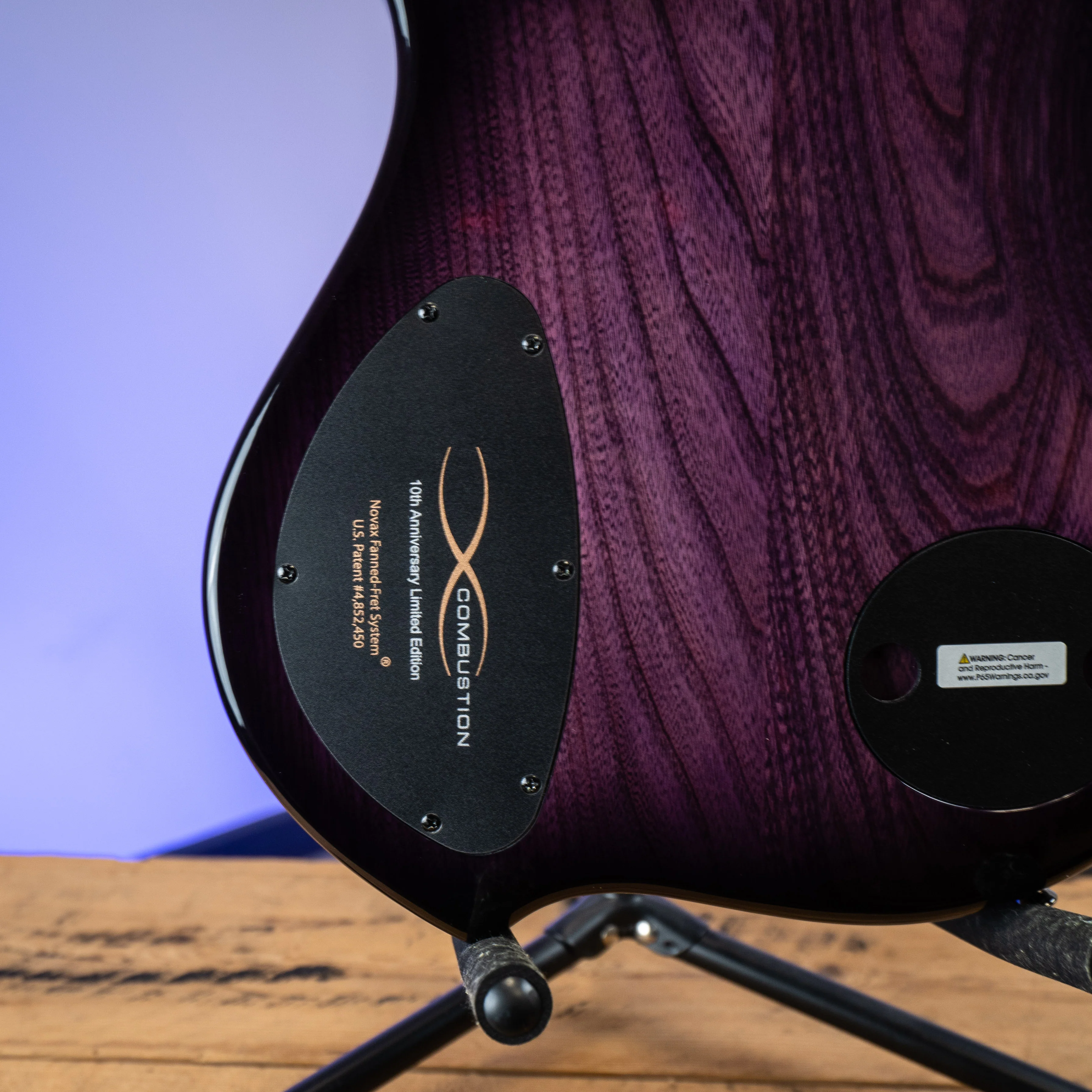 Dingwall Combustion 10th Anniversary 4-String 3 PUP Amethystburst Maple Fretboard - Image 11