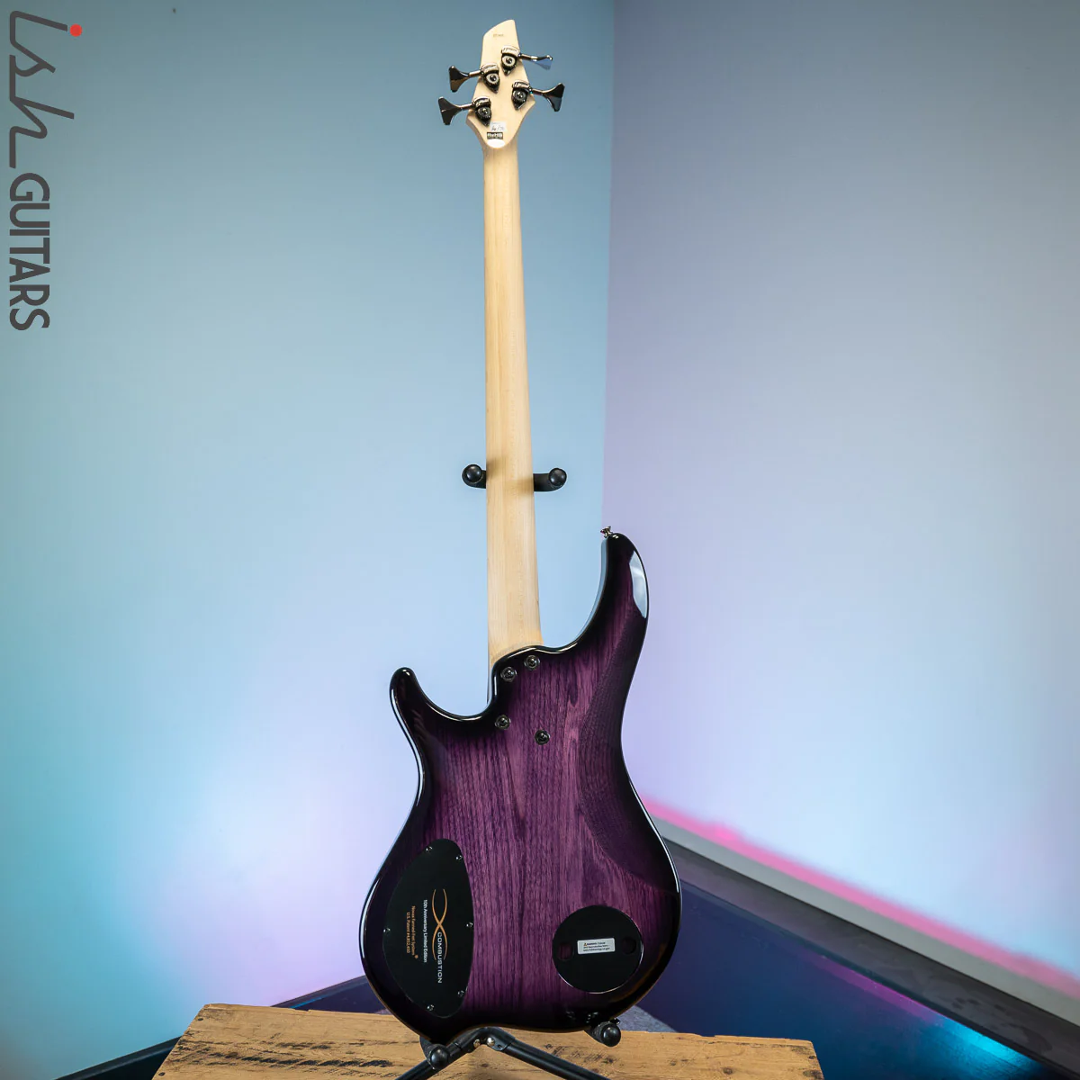 Dingwall Combustion 10th Anniversary 4-String 3 PUP Amethystburst Maple Fretboard - Image 7