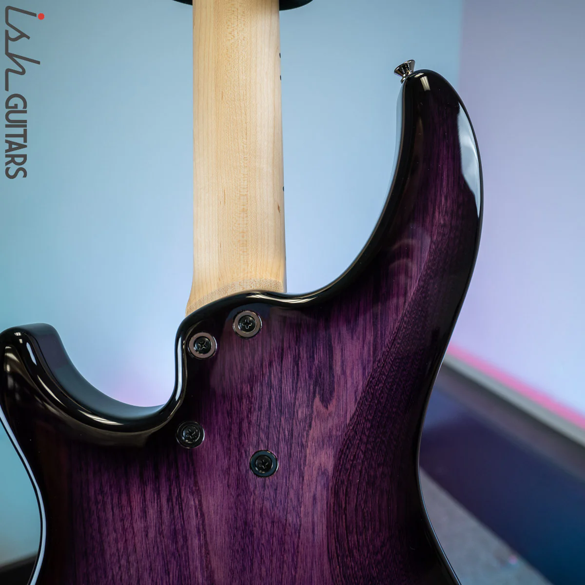 Dingwall Combustion 10th Anniversary 4-String 3 PUP Amethystburst Maple Fretboard - Image 9