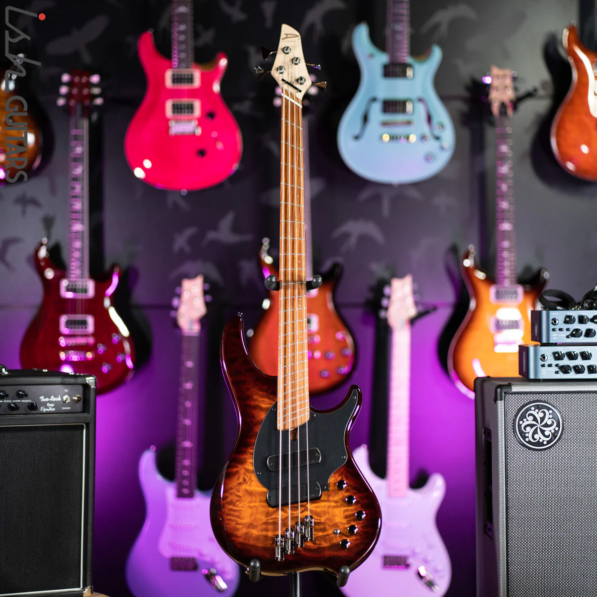 Dingwall Combustion 2 PUP 4-String Vintage Burst - Image 2