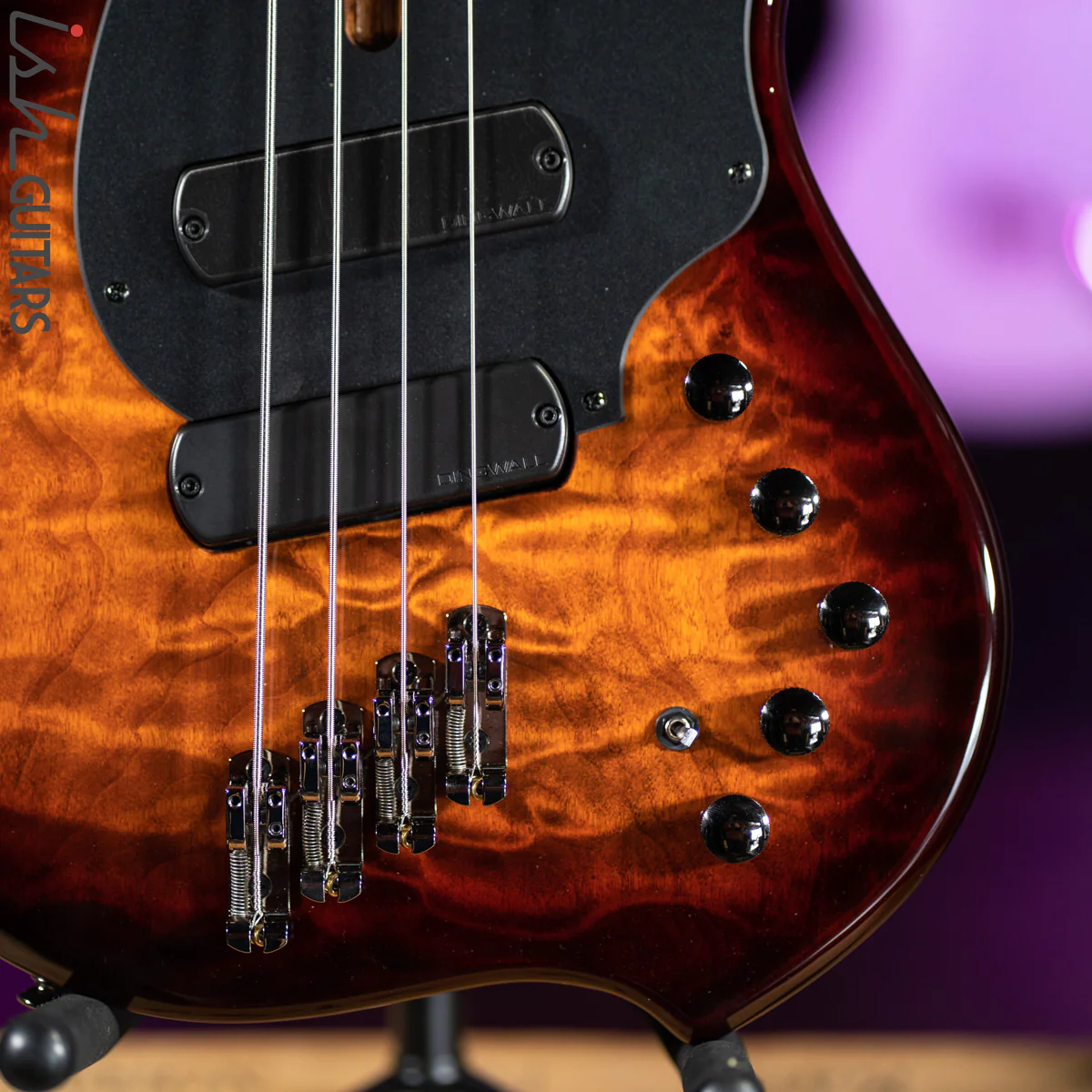 Dingwall Combustion 2 PUP 4-String Vintage Burst - Image 4