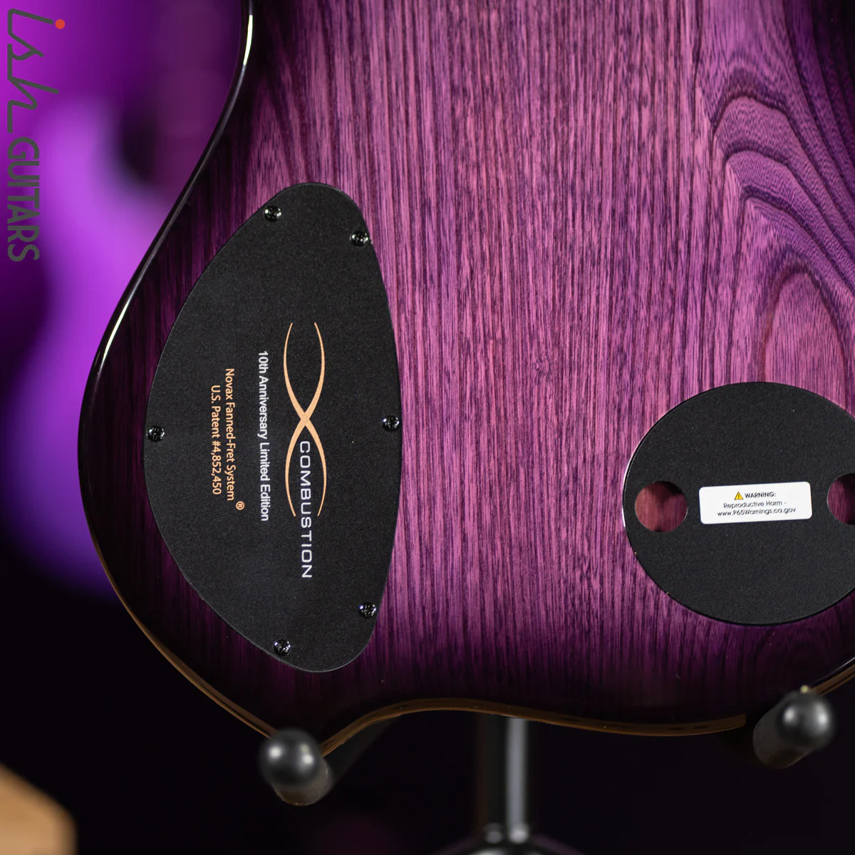 Dingwall Combustion 10th Anniversary 3 PUP 4-String Amethyst Burst - Image 11
