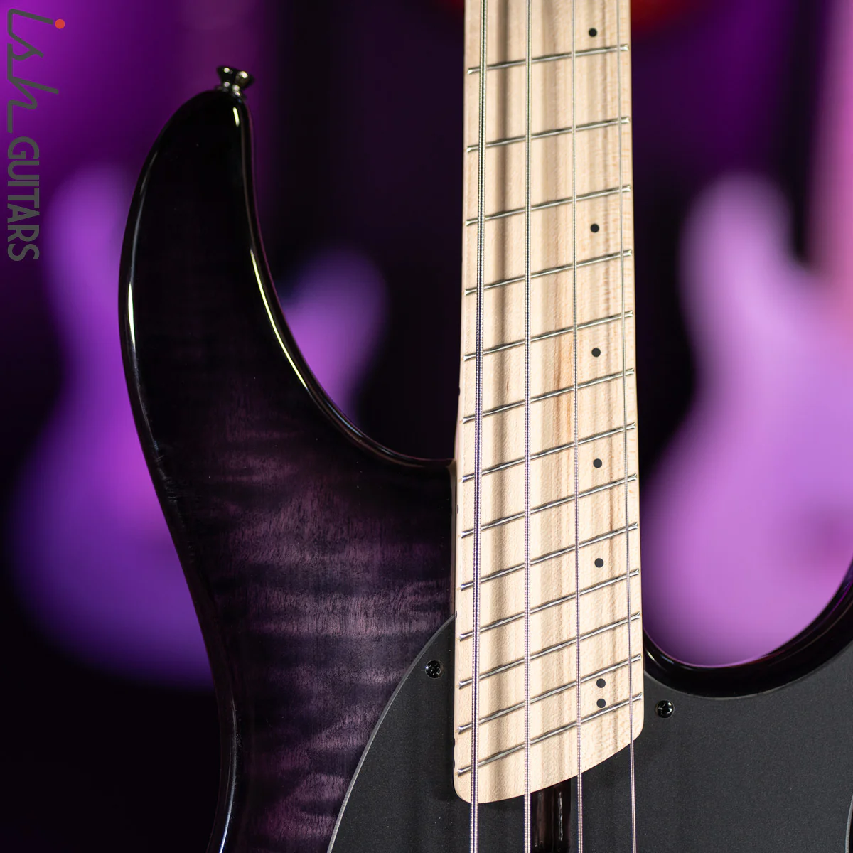 Dingwall Combustion 10th Anniversary 3 PUP 4-String Amethyst Burst - Image 3