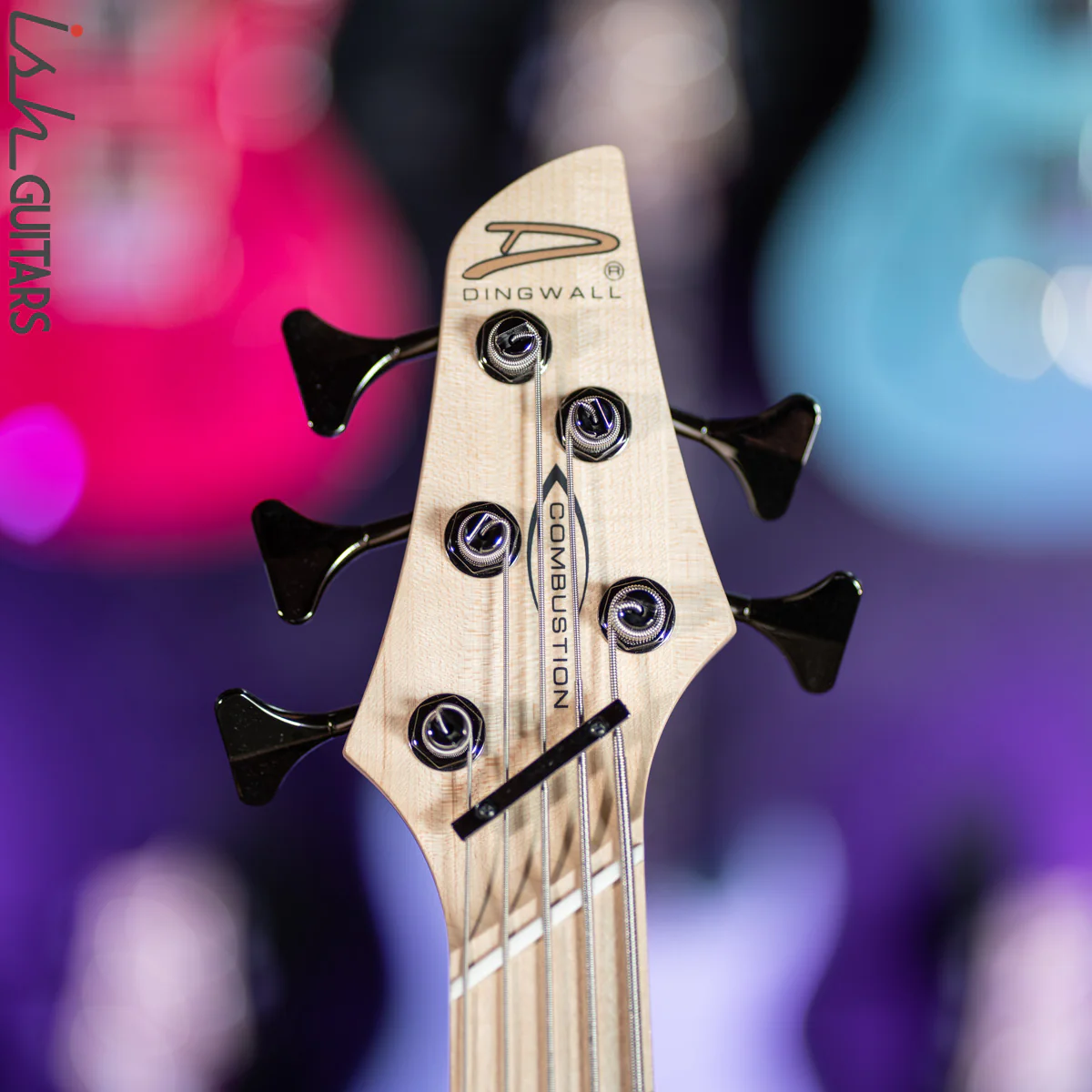 Dingwall Combustion Left-Handed 3 PUP 5-String Amethyst Burst - Image 7