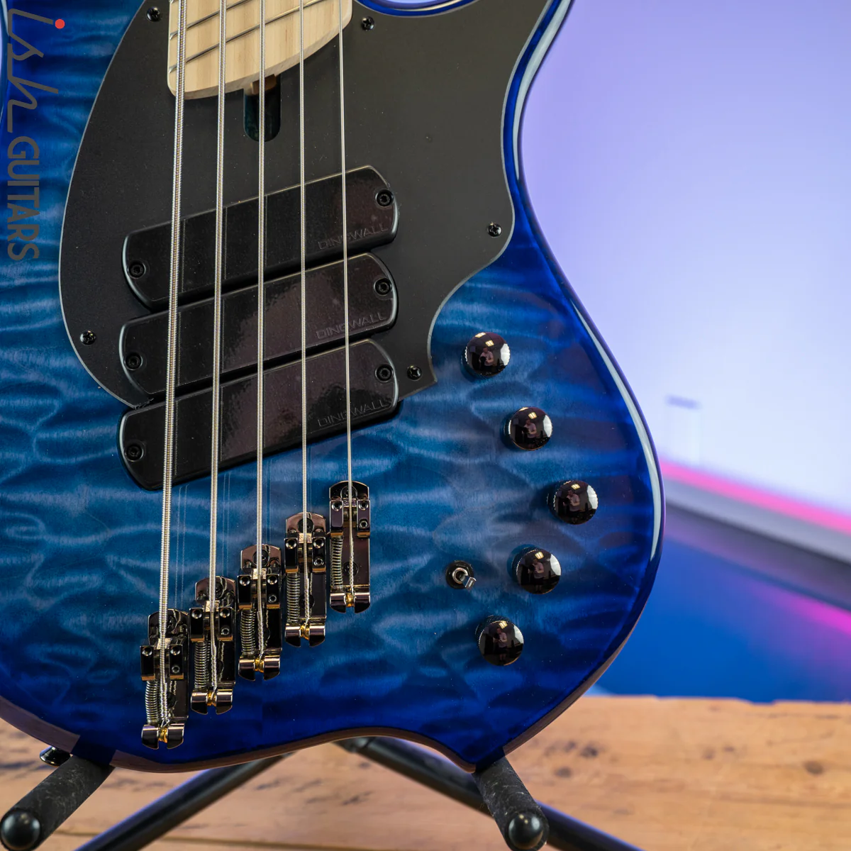 Dingwall Combustion 5-String 3 Pickup Indigo Burst - Image 4