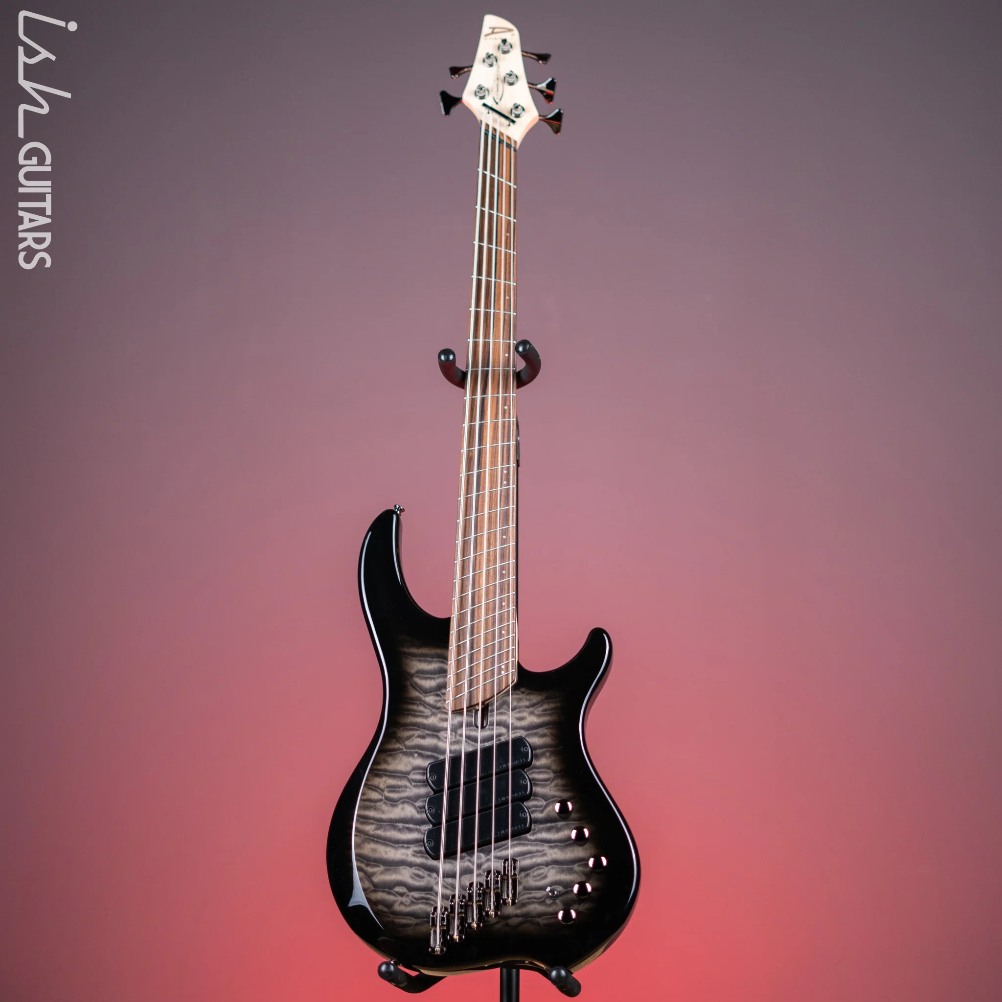 Dingwall Combustion 5-String Bass 2-Tone Blackburst Gloss Pau Ferro Fretboard - Image 2