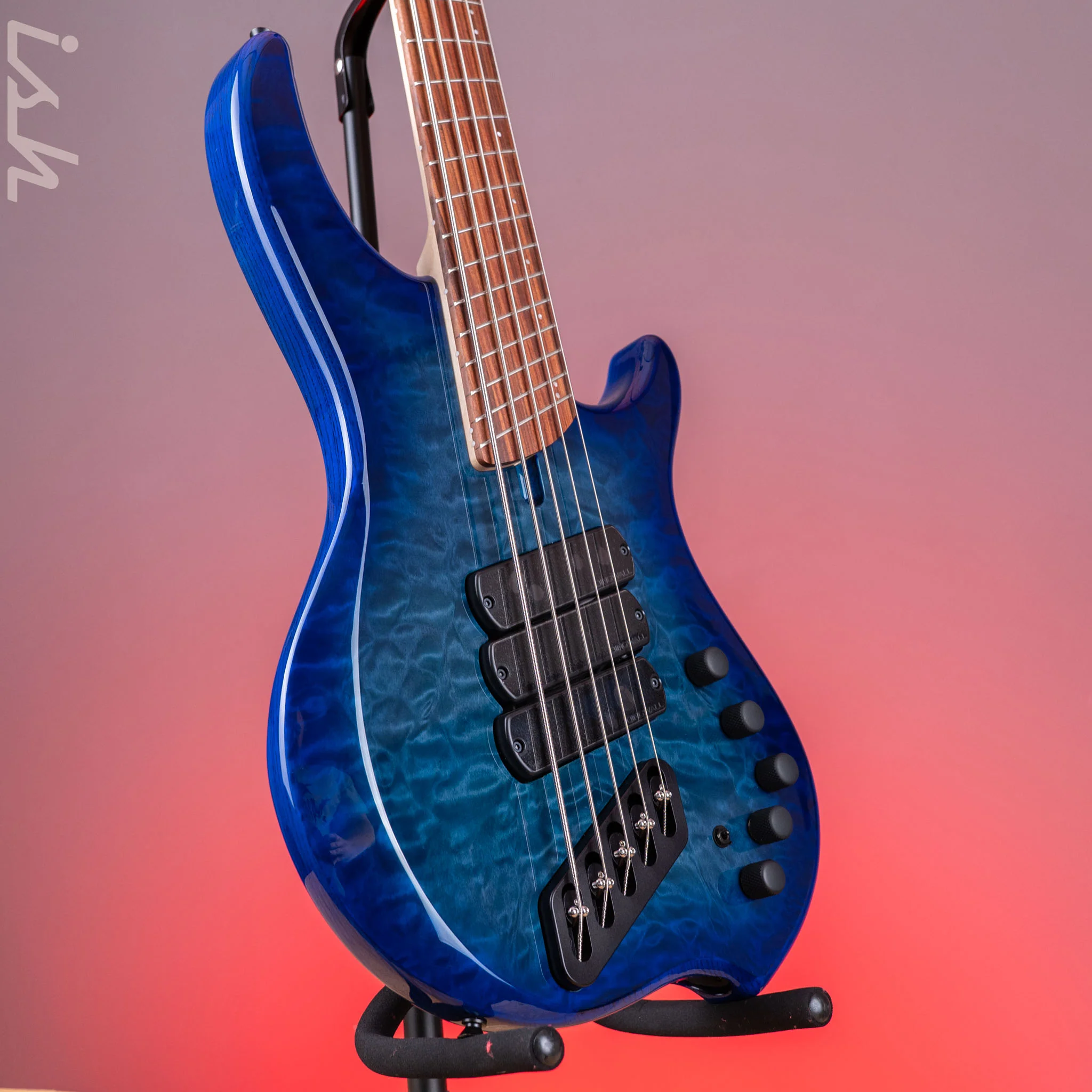 Dingwall Combustion 5-String Bass Indigoburst Pau Ferro Fretboard - Image 3